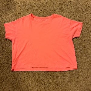 lululemon cropped tee size 6